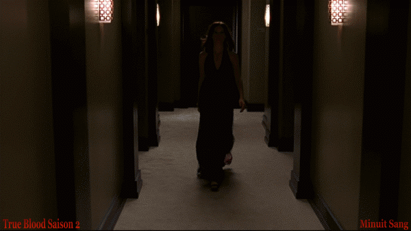 True Blood Saison 2 - Episode 5 - animation arrivée de Lorena la Vampire dans l'hotel Carmilla