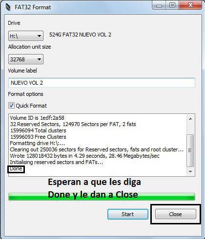 Formatear disco duro externo a FAT32 - Identi