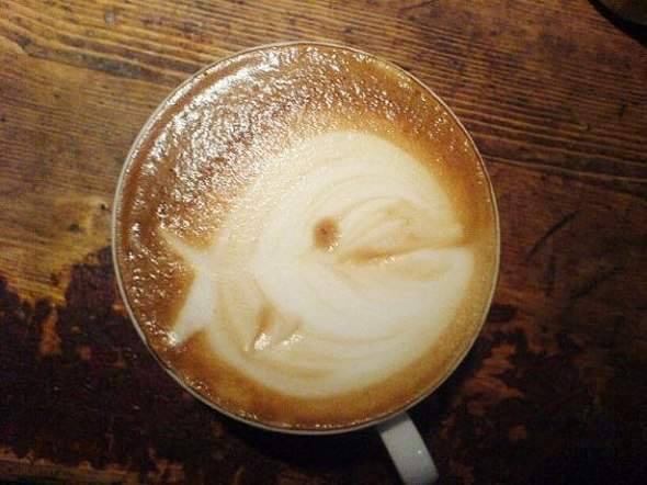 Coffee art - rysowanie na kawie 43