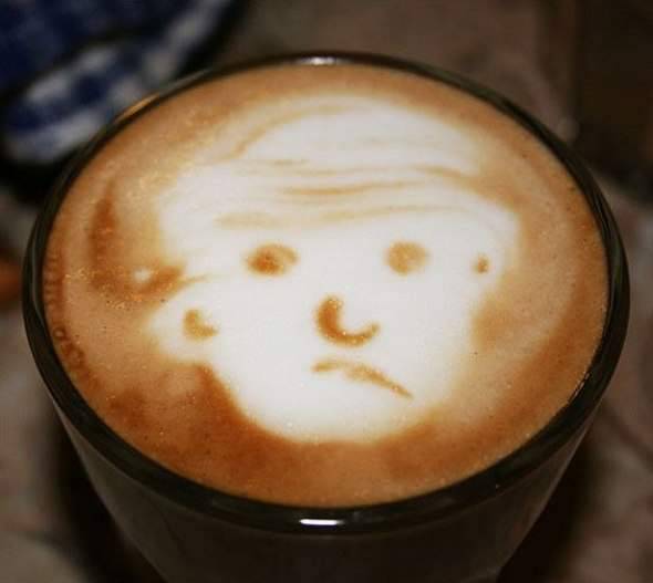 Coffee art - rysowanie na kawie 45