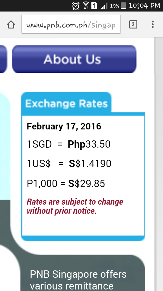 pnb forex rates
