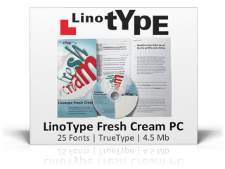 LinoType Fresh Cream PC Fonts 