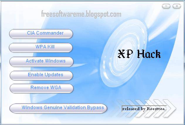 Wpa kill - универсальный crack для активации windows xp sp2- sp3 после уста