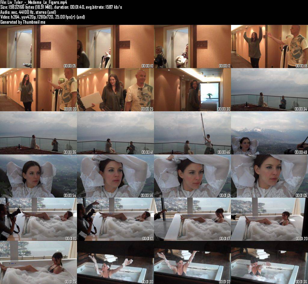 Liv Tyler - Madame Le Figaro (Bikini in Hot Tub) HD 86501097246c73b35dc5de5494d1c8400eefd67 ... appeared on the Sports Illustrated Swimsuit Issue cover with Tyra Banks, ...