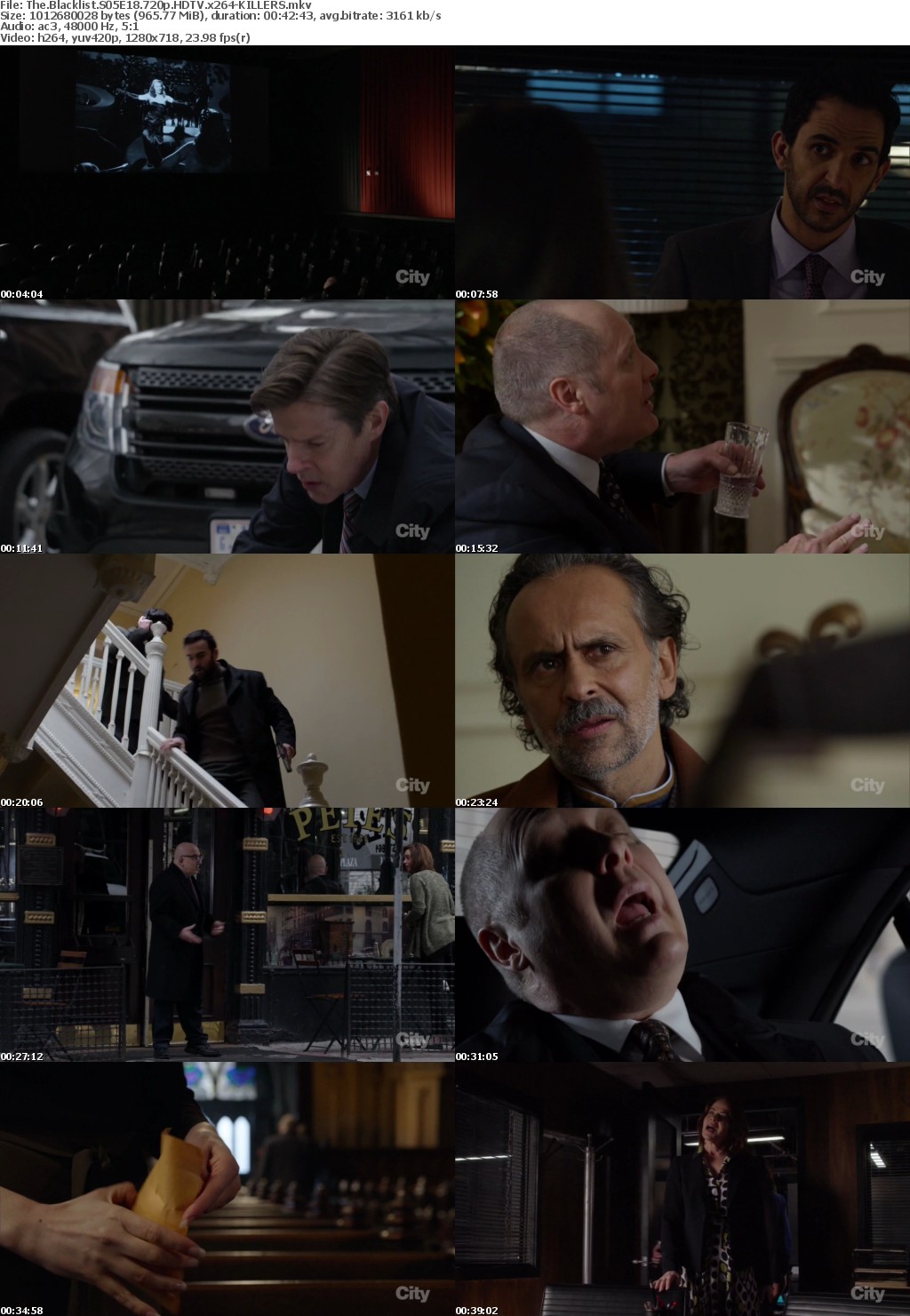 The Blacklist S05E18 720p HDTV x264-KILLERS The Blacklist S05E18 720p HDTV x264-KILLERS