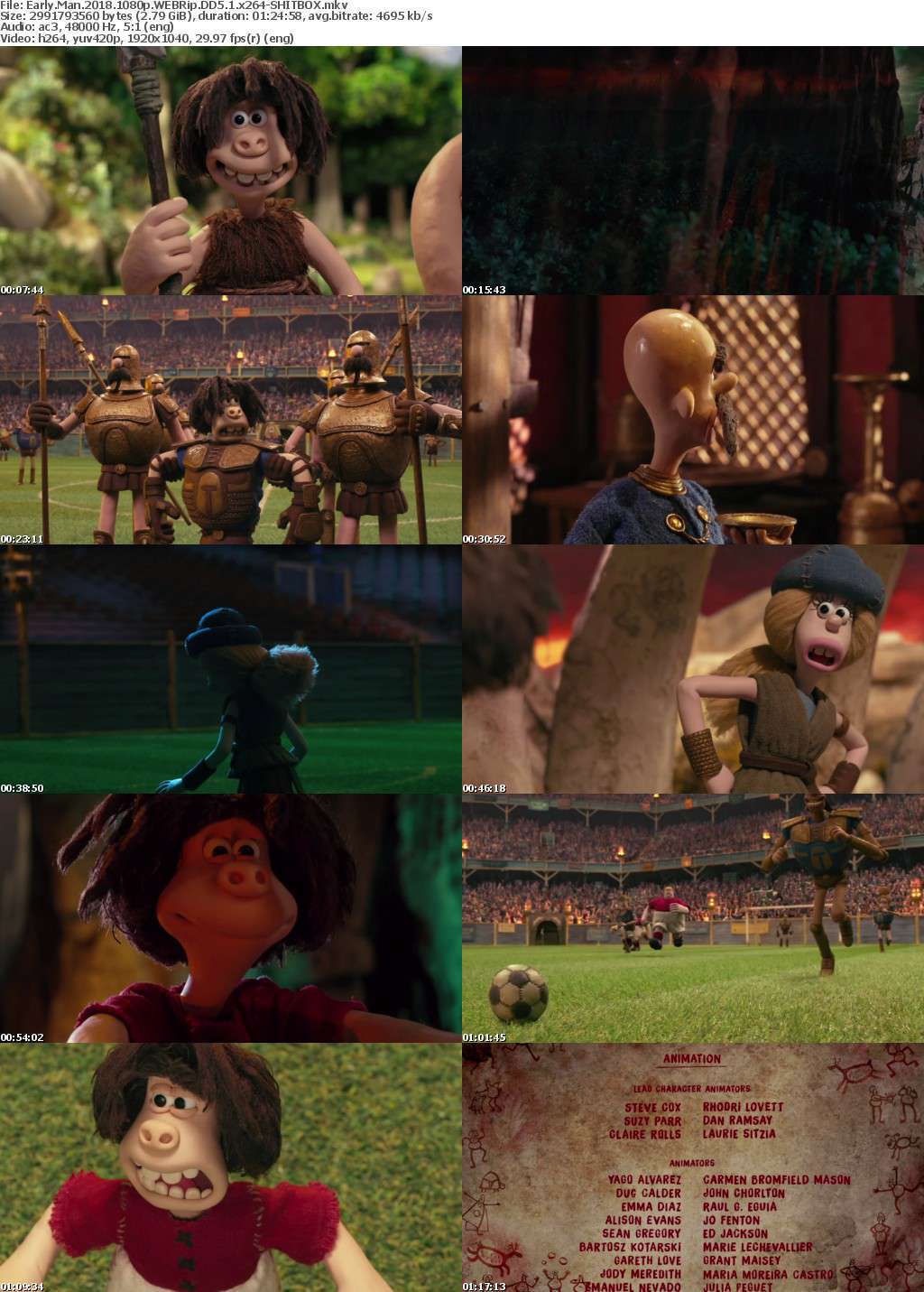 Early Man 2018 1080p WEBRip DD5 1 x264-SHITBOX Early Man 2018 1080p WEBRip DD5 1 x264-SHITBOX