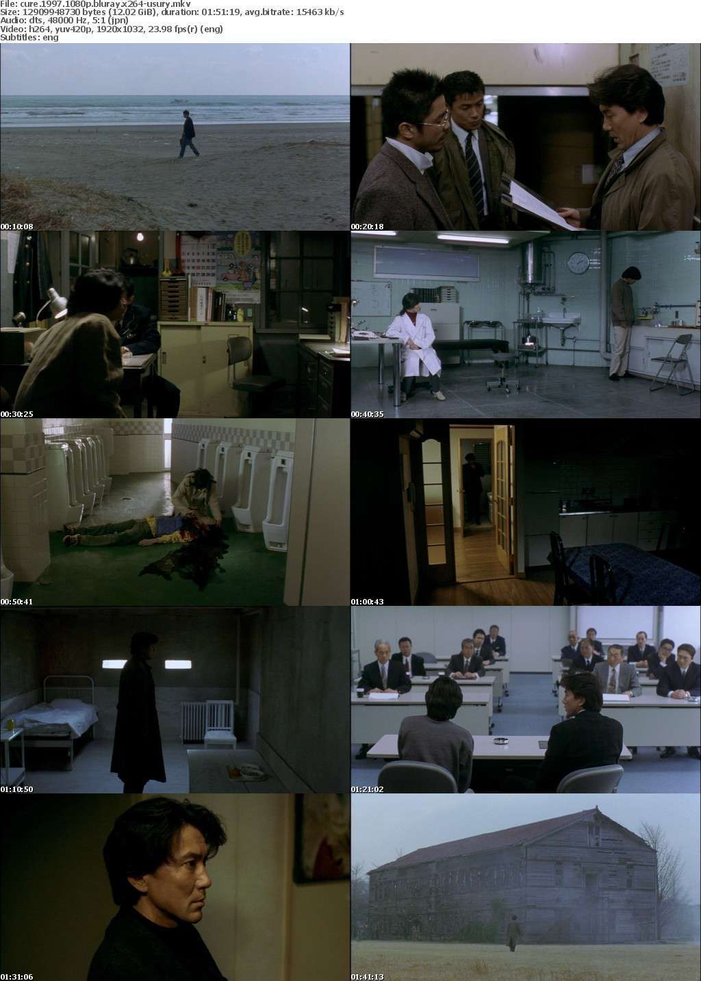 Cure 1997 1080p BluRay x264-USURY Cure 1997 1080p BluRay x264-USURY