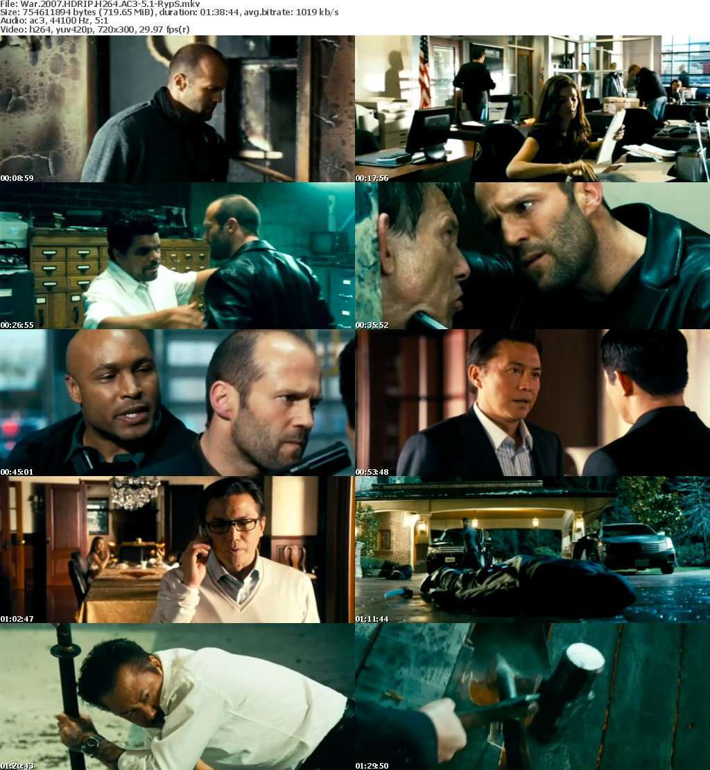 War 2007 HDRIP H264 AC3-5 1-RypS War 2007 HDRIP H264 AC3-5 1-RypS