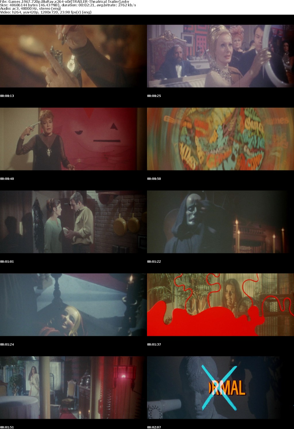 Games 1967 720p BluRay x264-x0r Games 1967 720p BluRay x264-x0r