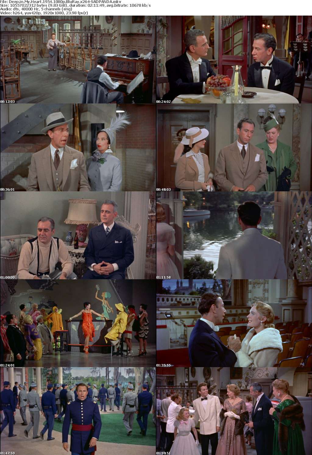 Deep in My Heart 1954 1080p BluRay x264-SADPANDA Deep in My Heart 1954 1080p BluRay x264-SADPANDA