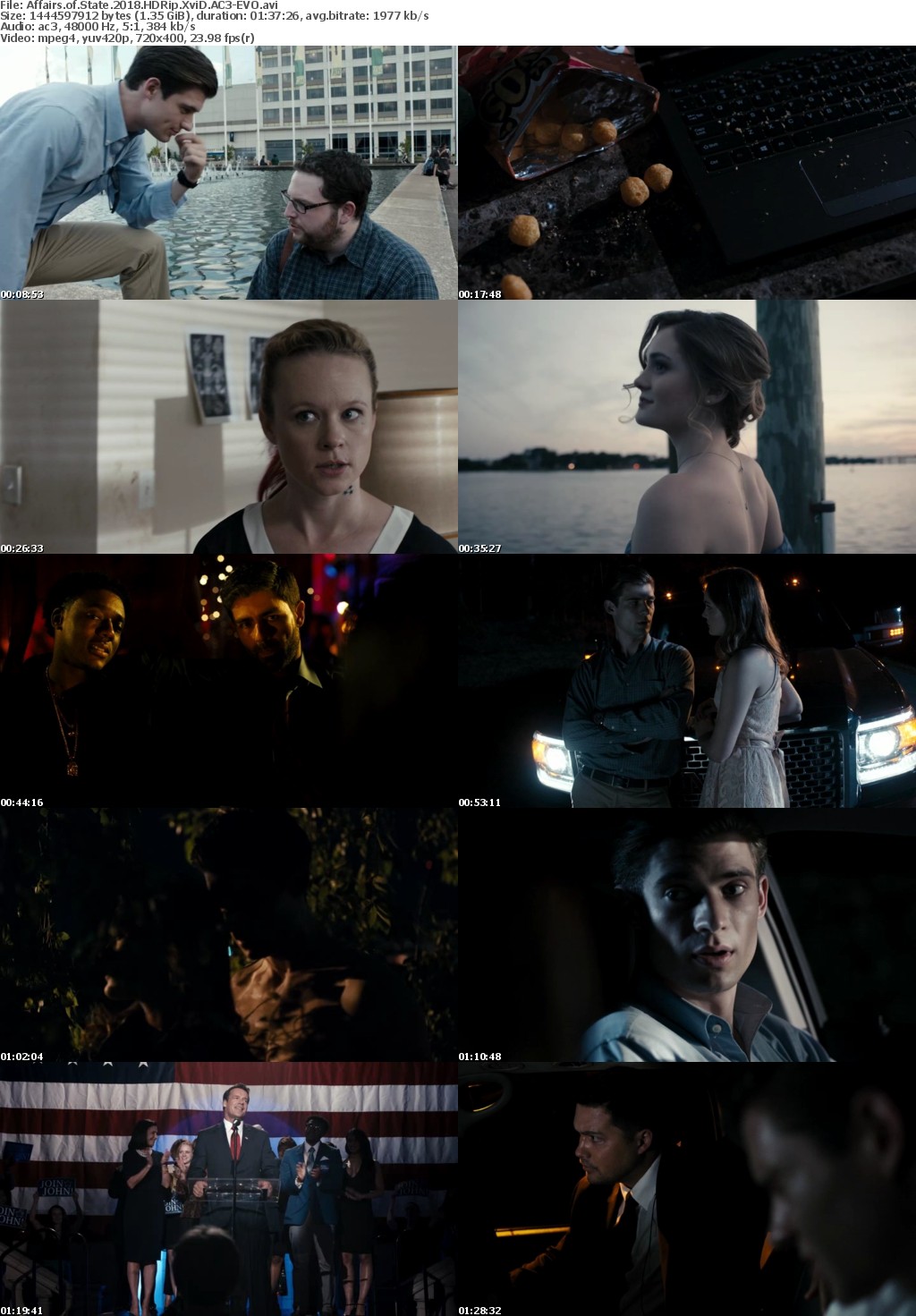 Affairs of State (2018) HDRip XviD AC3-EVO