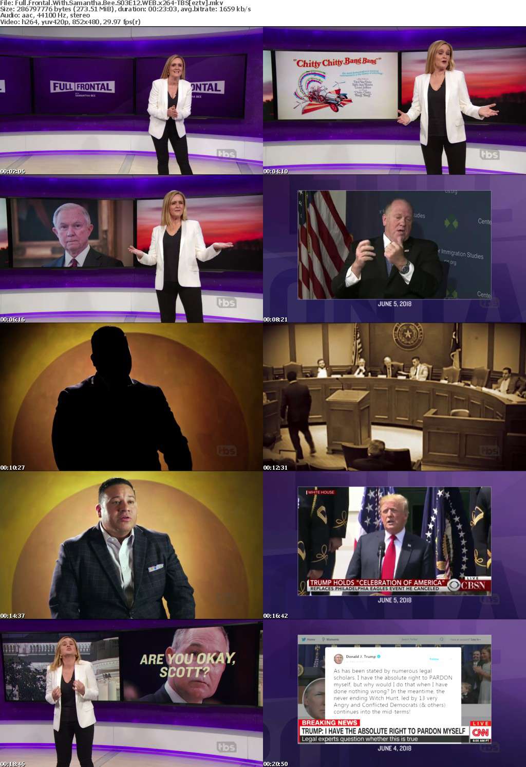 Full Frontal With Samantha Bee S03E12 WEB x264-TBS