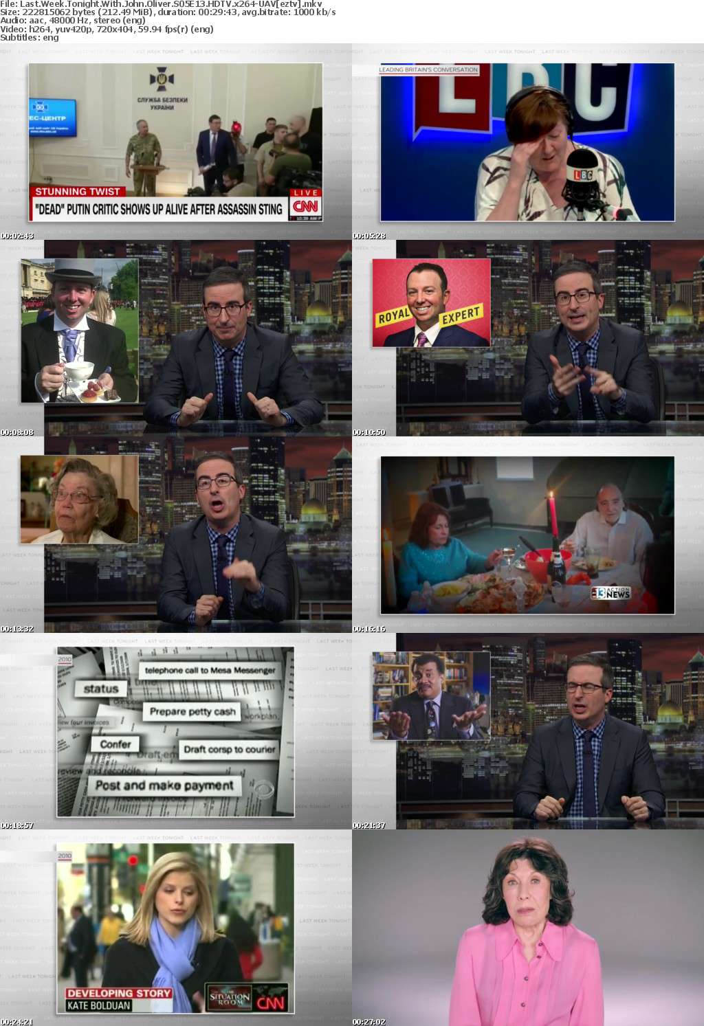 Last Week Tonight With John Oliver S05E13 HDTV x264-UAV