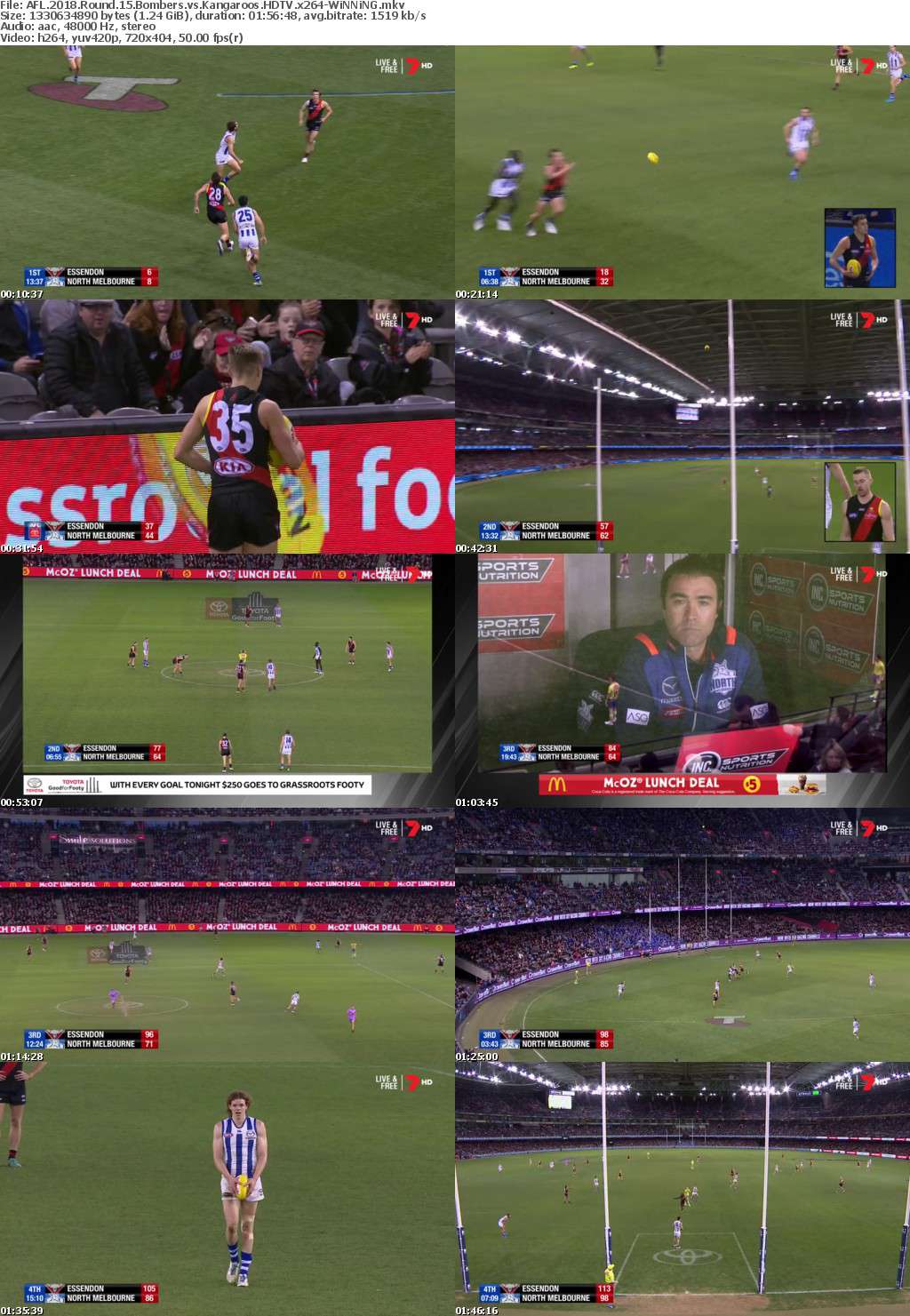 AFL 2018 Round 15 Bombers vs Kangaroos HDTV x264-WiNNiNG AFL 2018 Round 15 Bombers vs Kangaroos HDTV x264-WiNNiNG