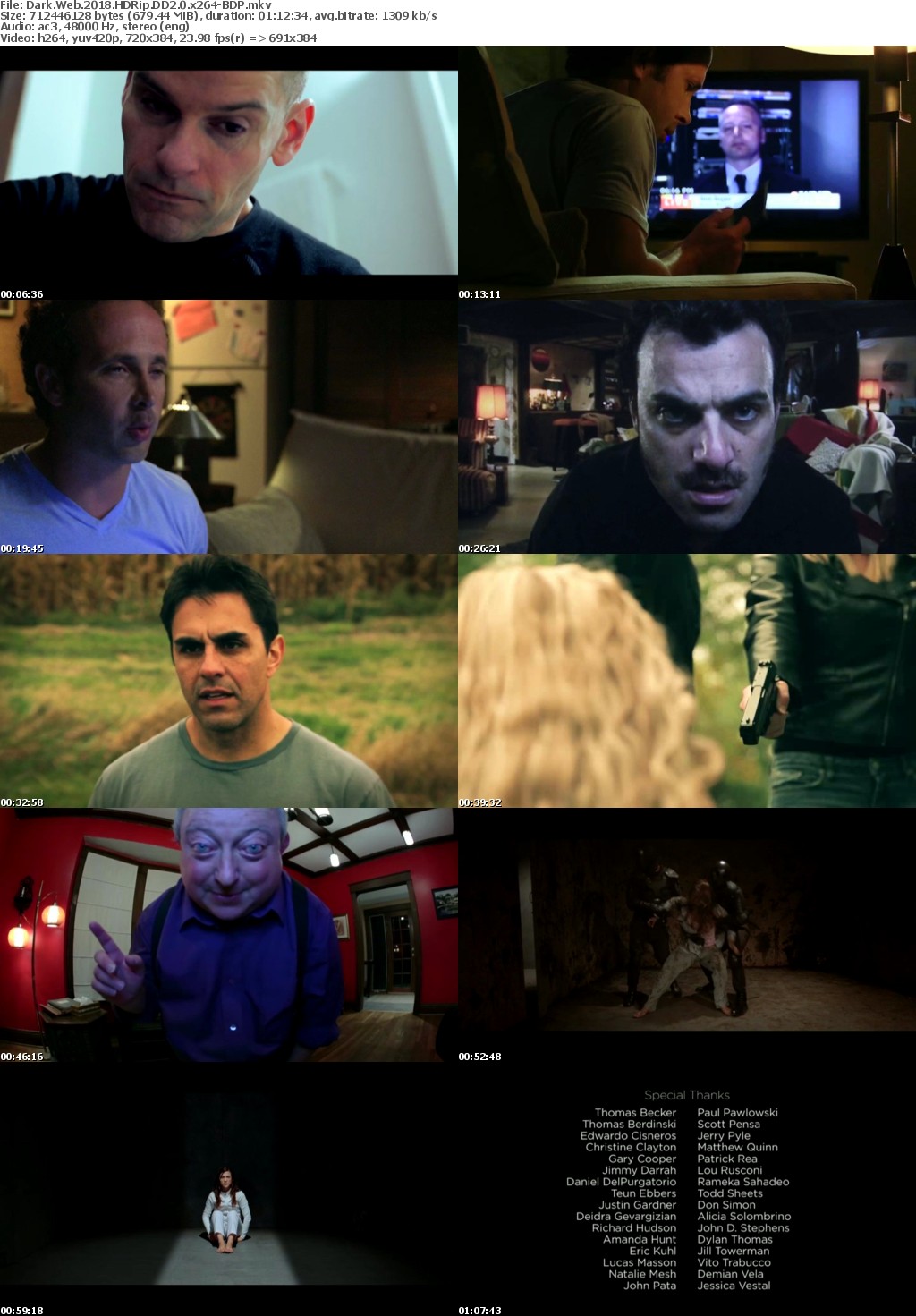 Dark Web (2018) HDRip DD2.0 x264-BDP