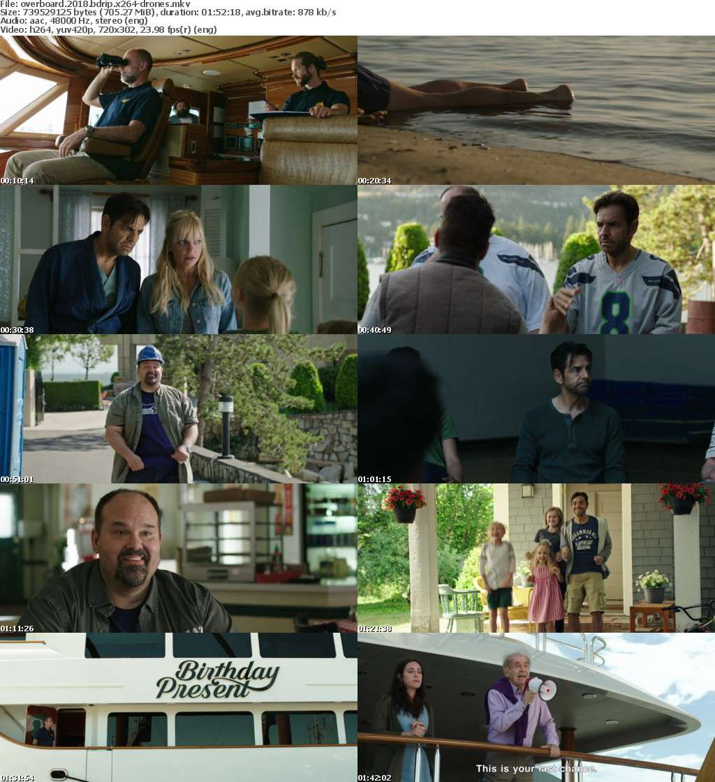 Overboard (2018) BDRip x264-DRONES