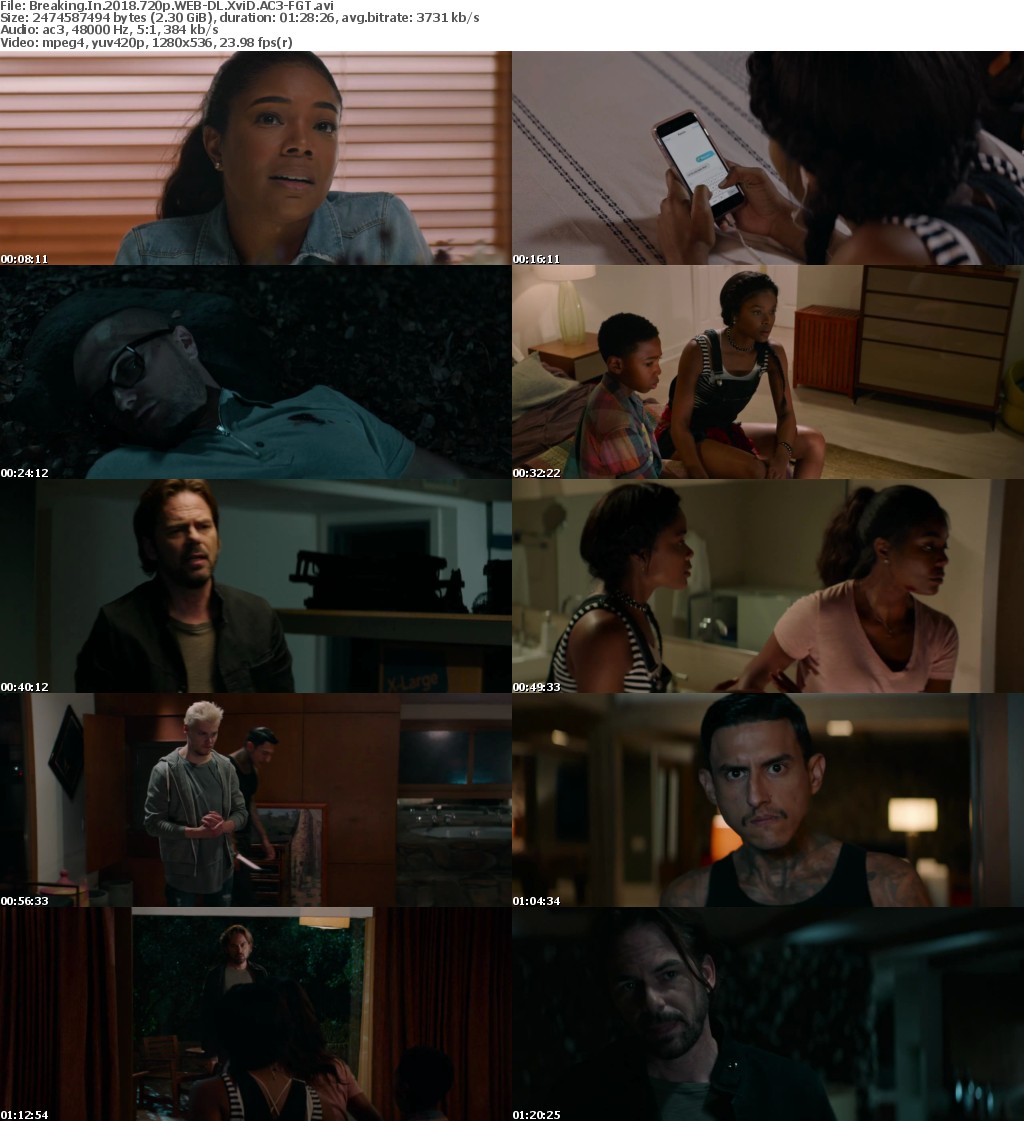 Breaking In (2018) 720p WEB-DL XviD AC3-FGT