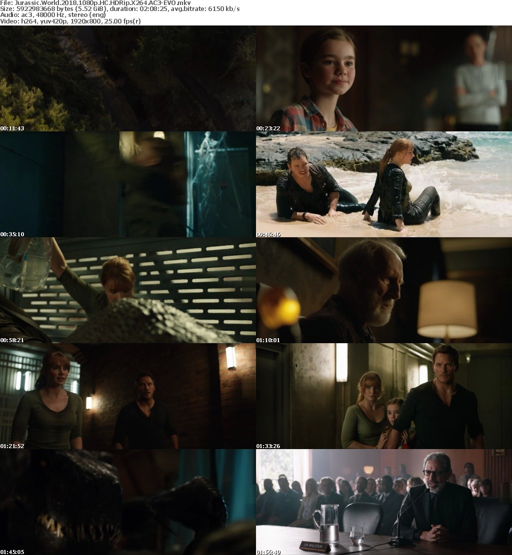 Jurassic World 2018 1080p HC HDRip X264 AC3-EVO Jurassic World 2018 1080p HC HDRip X264 AC3-EVO