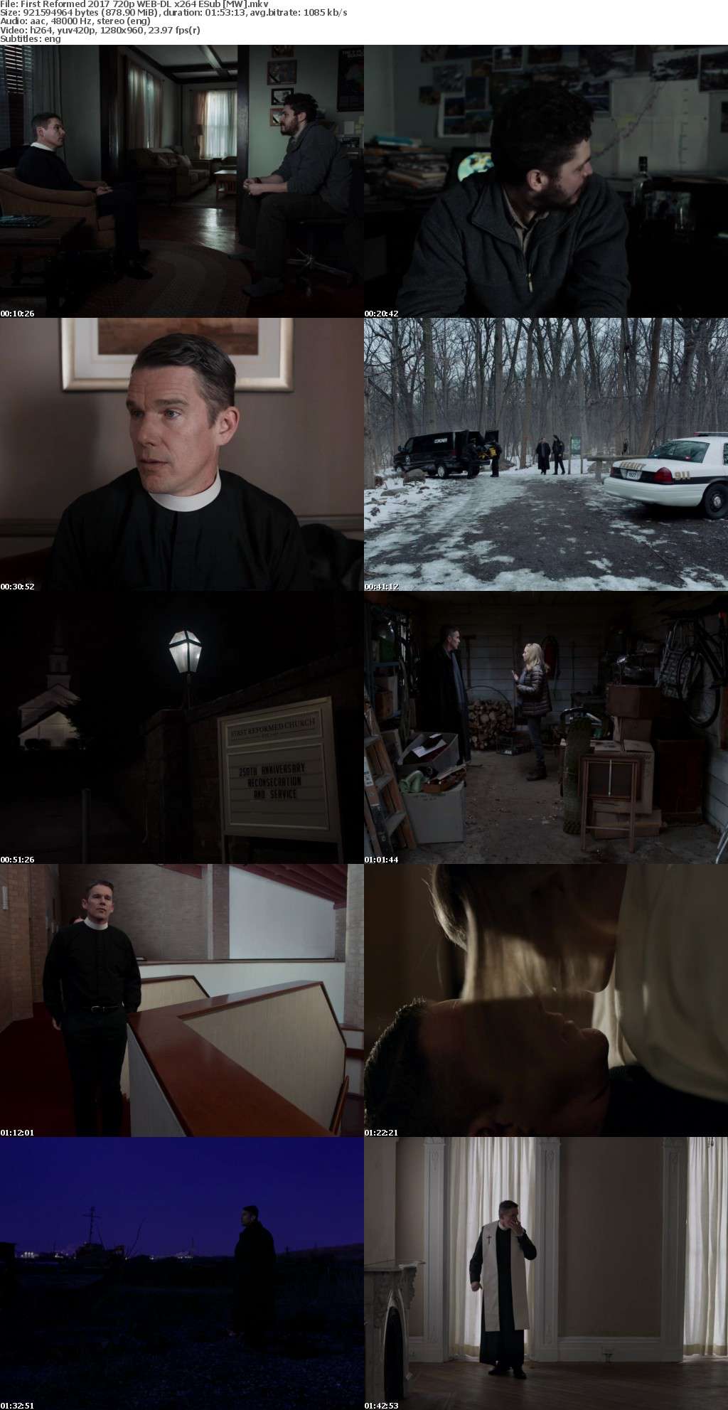 First Reformed (2017) 720p WEB-DL x264 ESub MW