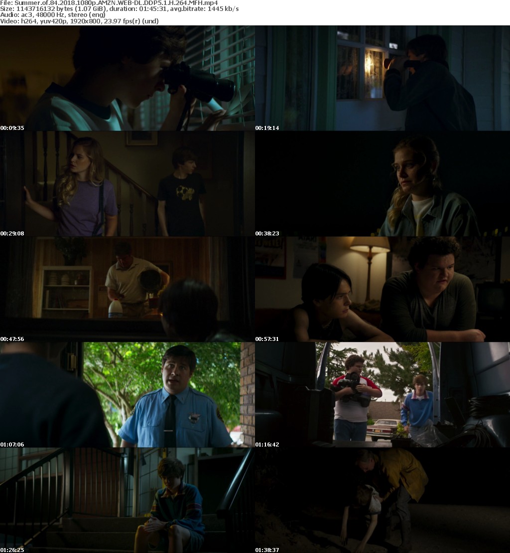 Summer of 84 (2018) 1080p AMZN WEB-DL DDP5.1 H264 MFH