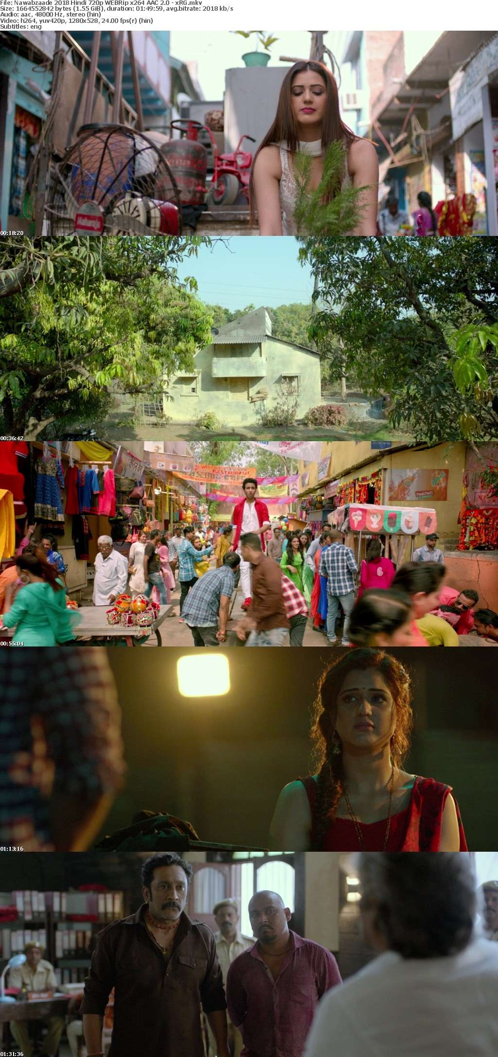 Nawabzaade 2018 Hindi 720p WEBRip x264 AAC 2 0 - xRG Nawabzaade 2018 Hindi 720p WEBRip x264 AAC 2 0 - xRG
