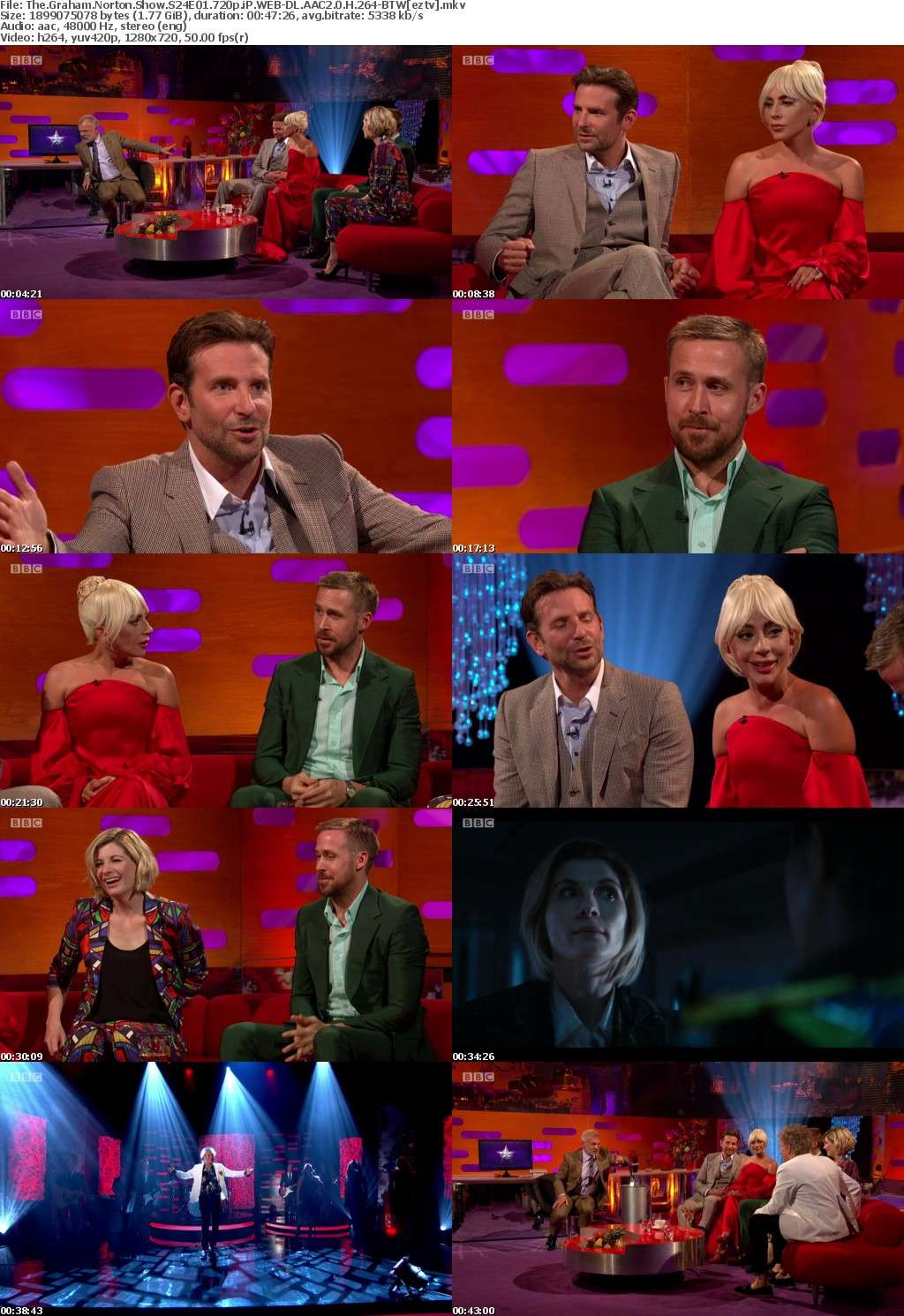 The Graham Norton Show S24E01 720p iP WEB-DL AAC2.0 H264-BTW