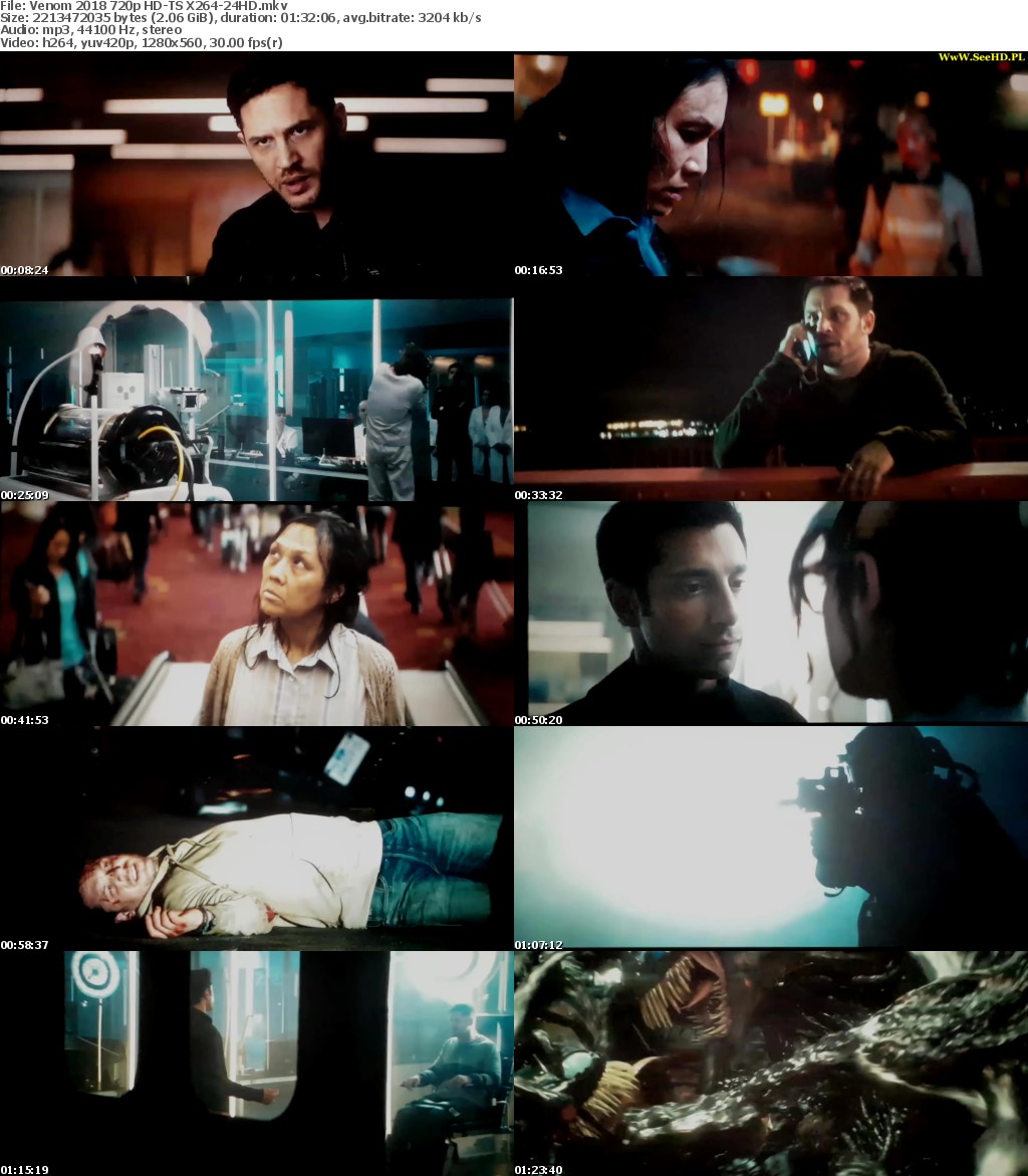 Venom (2018) 720p HD-TS X264-24HD