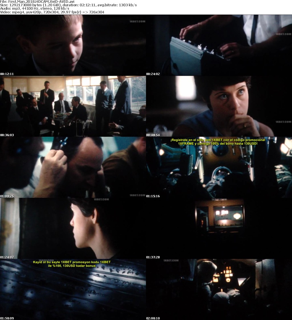 First Man (2018) HDCAM XviD-AVID