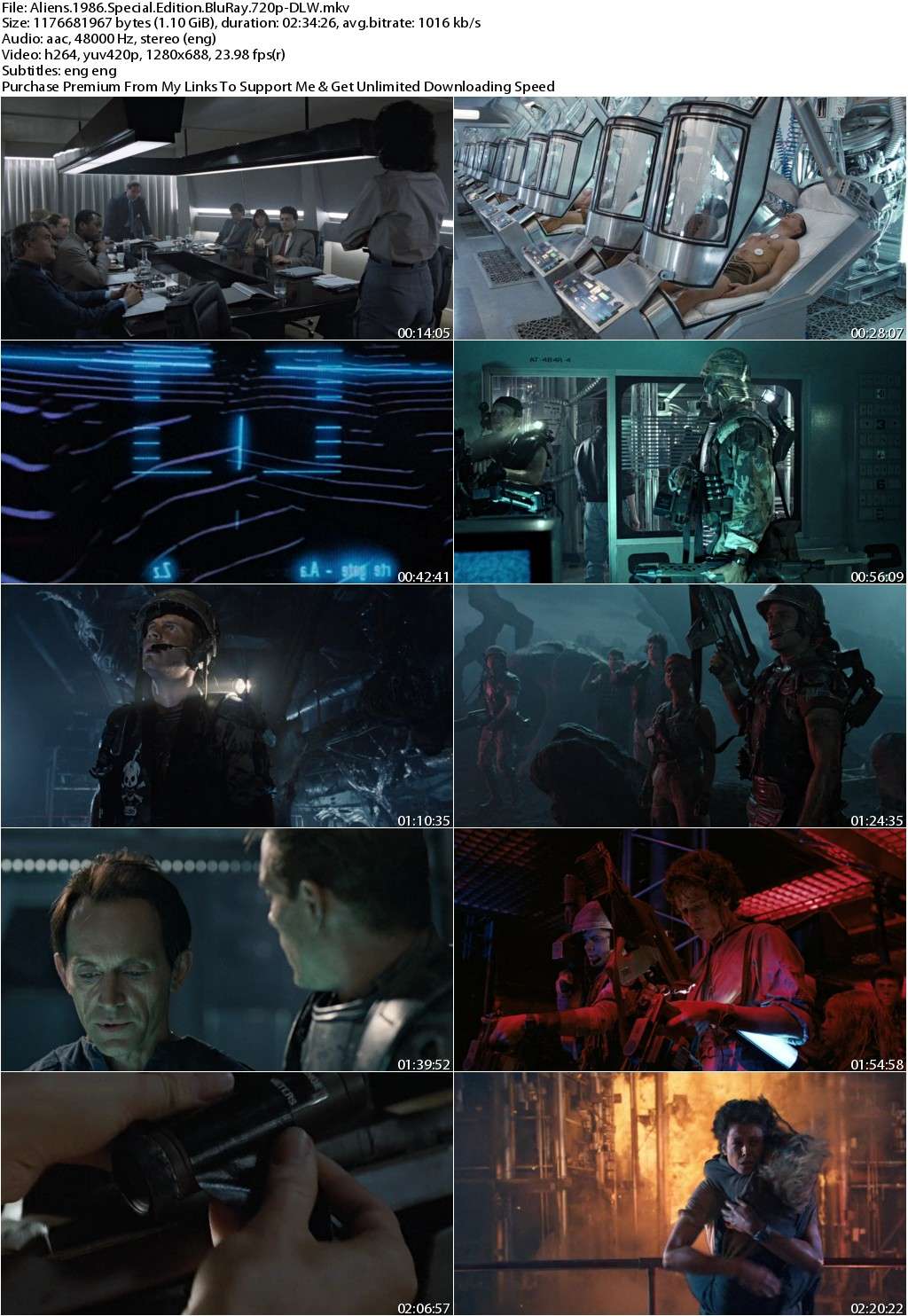 Aliens (1986) Special Edition 720p BluRay x264-DLW