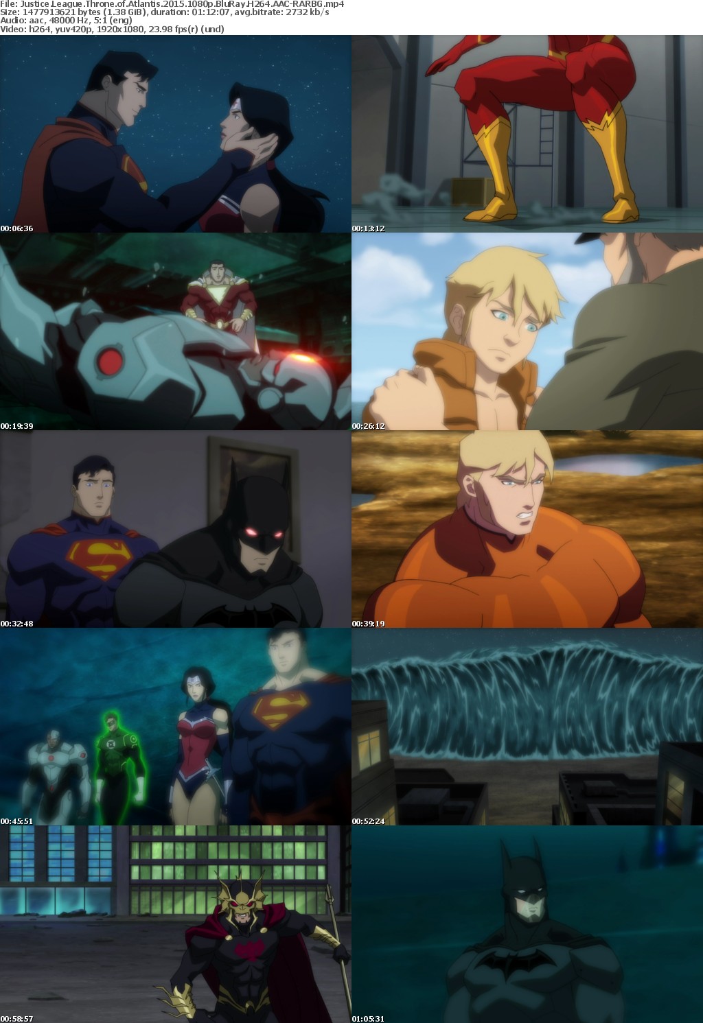 Justice League Throne of Atlantis (2015) 1080p BluRay H264 AAC-RARBG