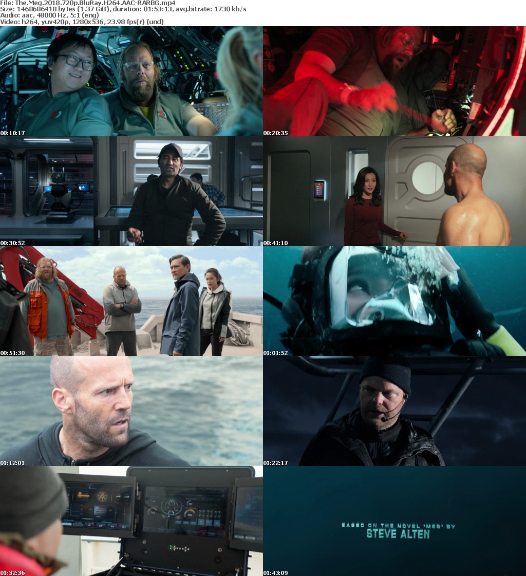 The Meg (2018) 720p BluRay H264 AAC-RARBG