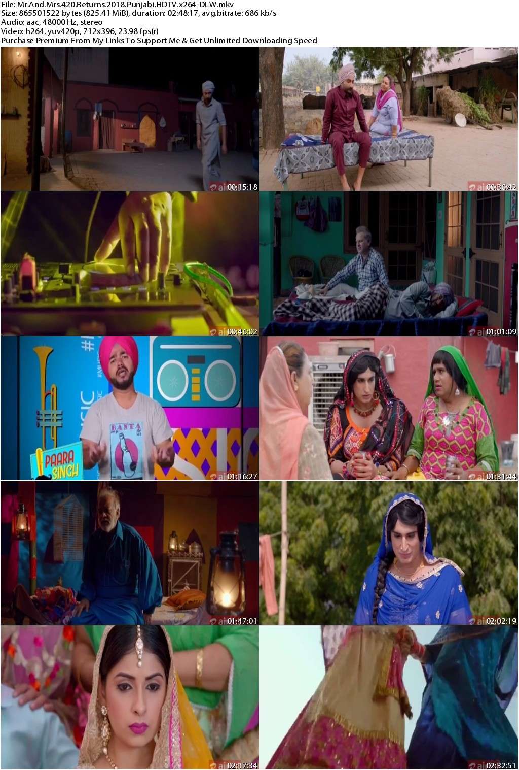 Mr And Mrs 420 Returns (2018) Punjabi HDTV x264-DLW