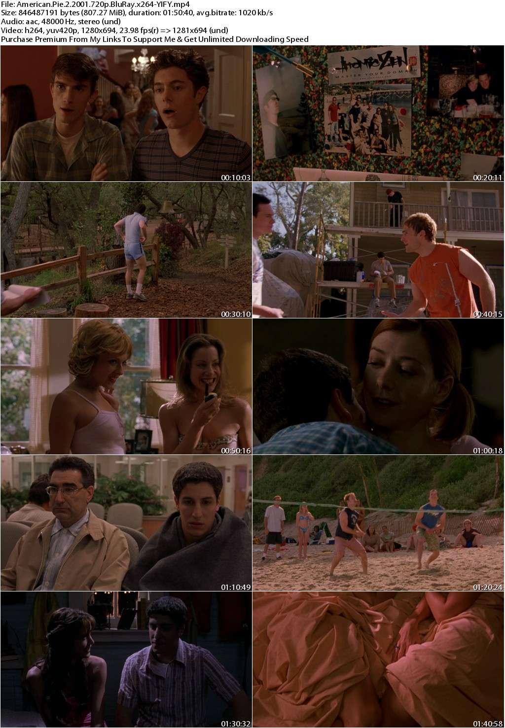 American Pie 2 (2001) 720p BluRay x264-YIFY