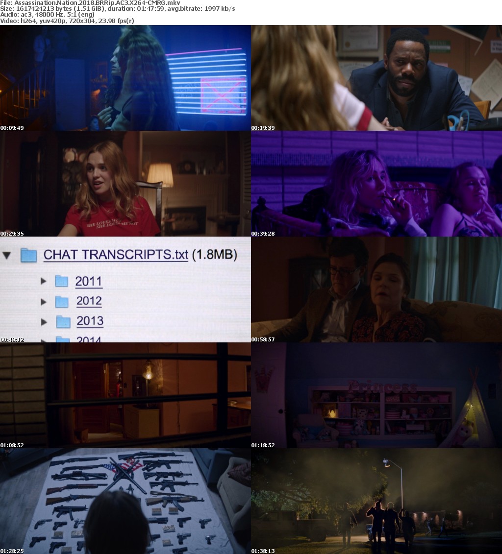 Assassination Nation (2018) BRRip AC3 X264-CMRG