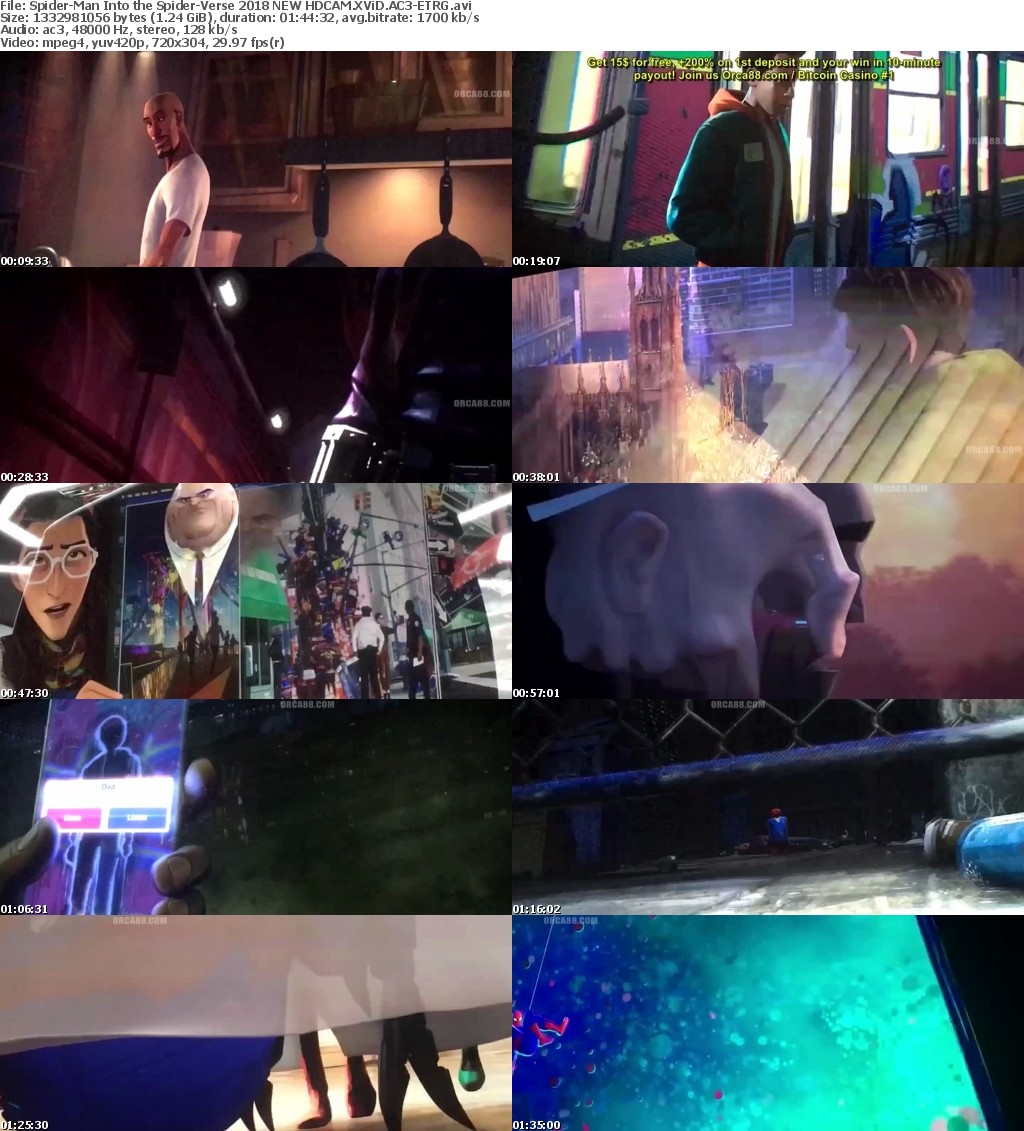 Spider-Man Into the Spider-Verse (2018) NEW HDCAM XViD AC3-ETRG