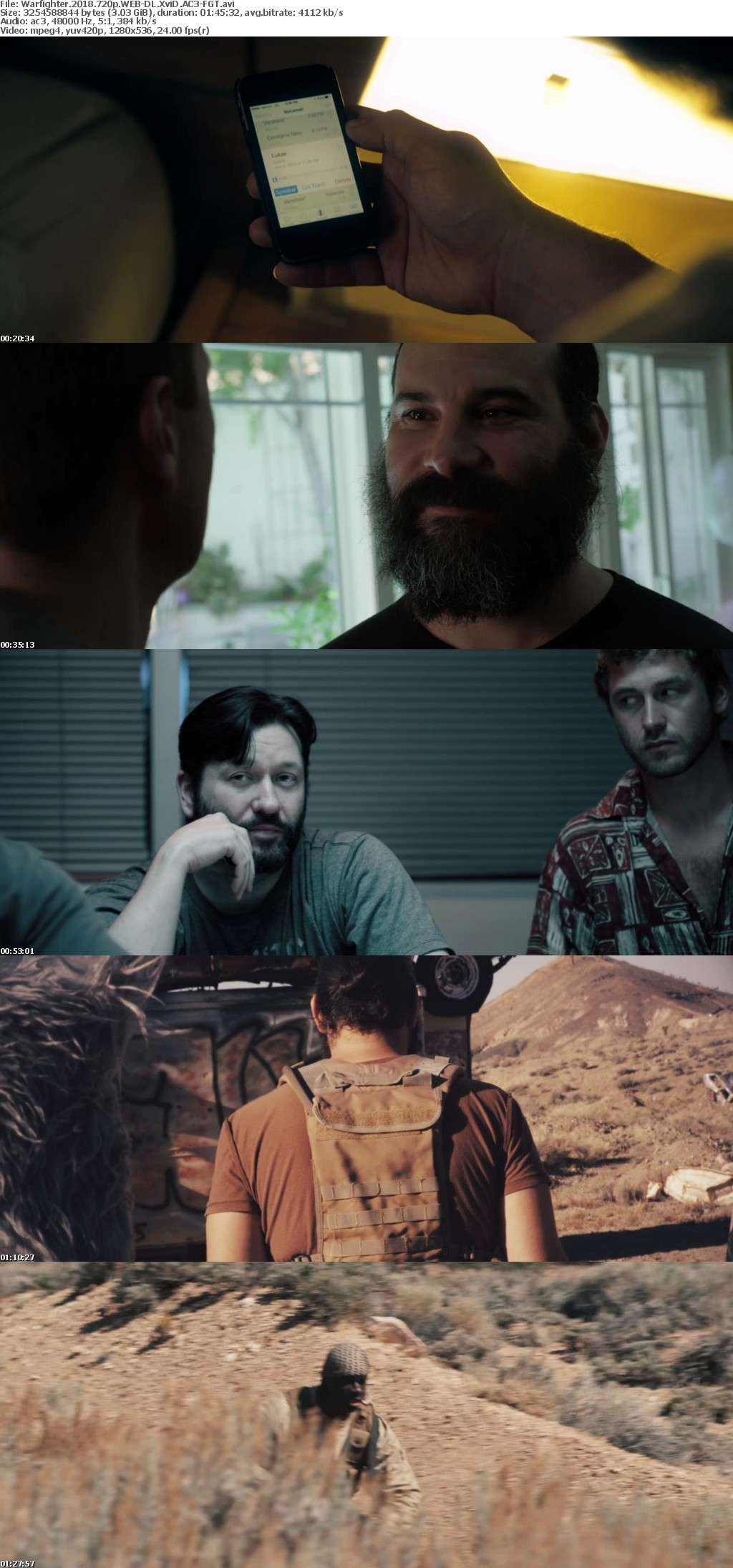 Warfighter 2018 720p WEB-DL XviD AC3-FGT Warfighter 2018 720p WEB-DL XviD AC3-FGT