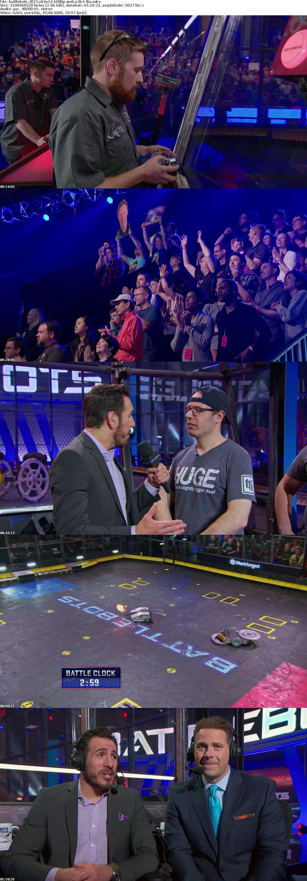 BattleBots 2015 S04E14 1080p WEB x264-TBS BattleBots 2015 S04E14 1080p WEB x264-TBS