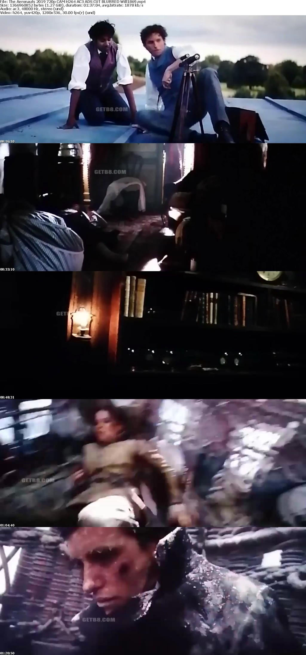 The Aeronauts 2019 720p CAM H264 AC3 ADS CUT BLURRED Will1869 The Aeronauts 2019 720p CAM H264 AC3 ADS CUT BLURRED Will1869