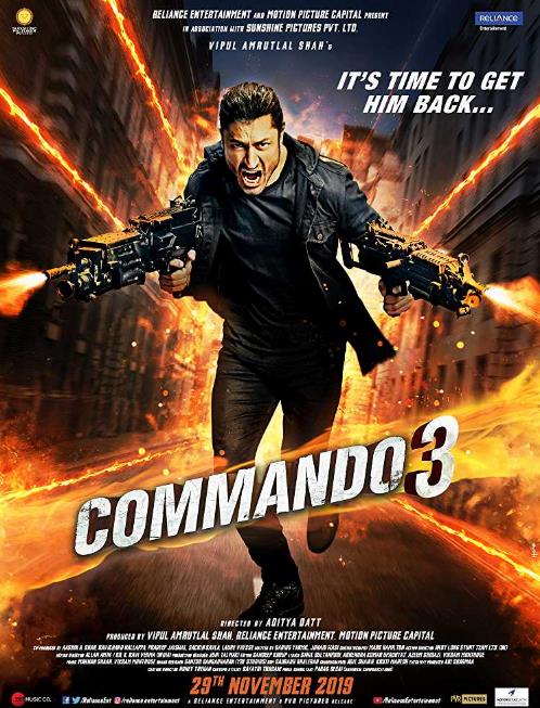 Commando 3 (2019) Hindi 720p Pre-CAMRip x264-DLW