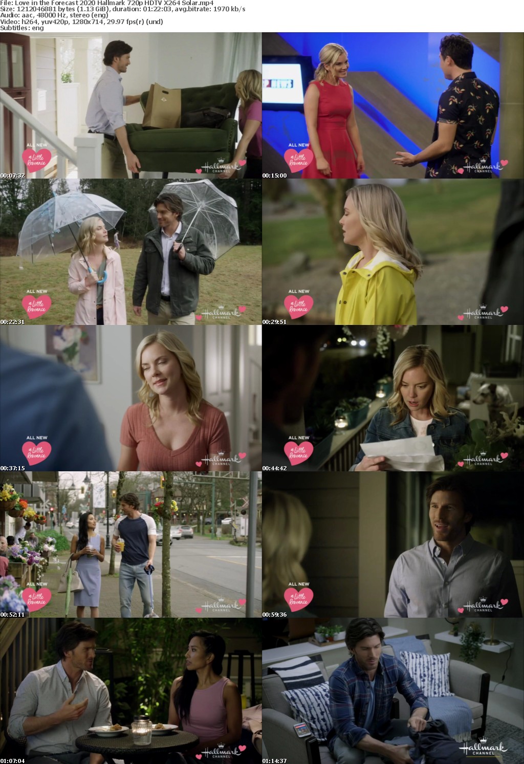 Love in the Forecast (2020) Hallmark 720p HDTV X264 Solar