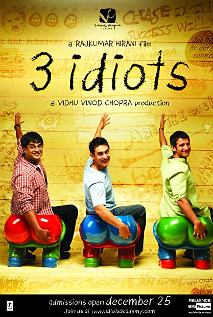 3 Idiots 2009 Hindi 1080p BluRay x264 DD 5 1 ESubs - LOKiHD - Telly