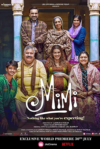 Mimi 2021 Hindi 1080p NF WEBRip DD 5 1 ESubs x264 - LOKiHD - Telly mkv