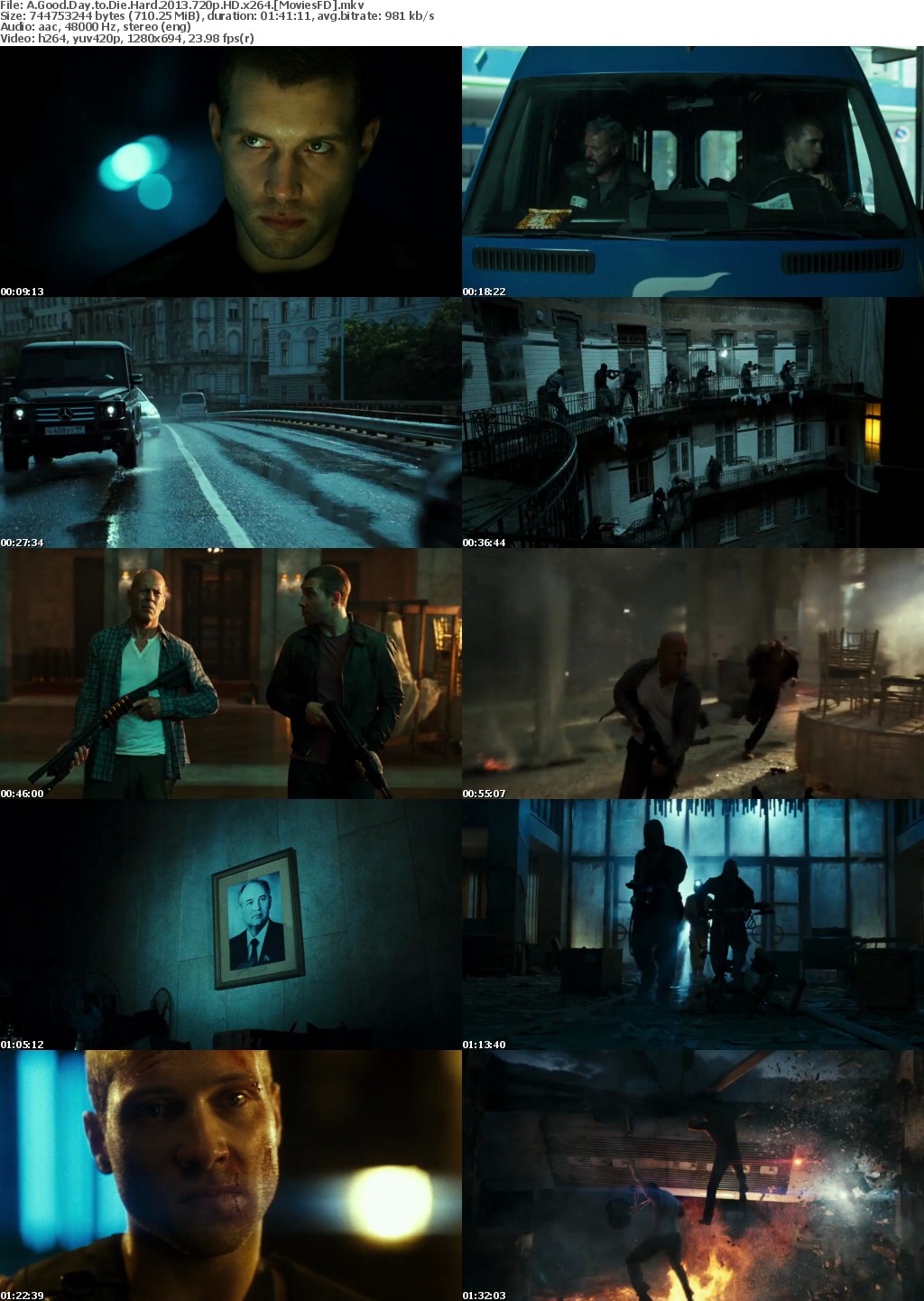 A Good Day to Die Hard 2013 720p HD x264 MoviesFD