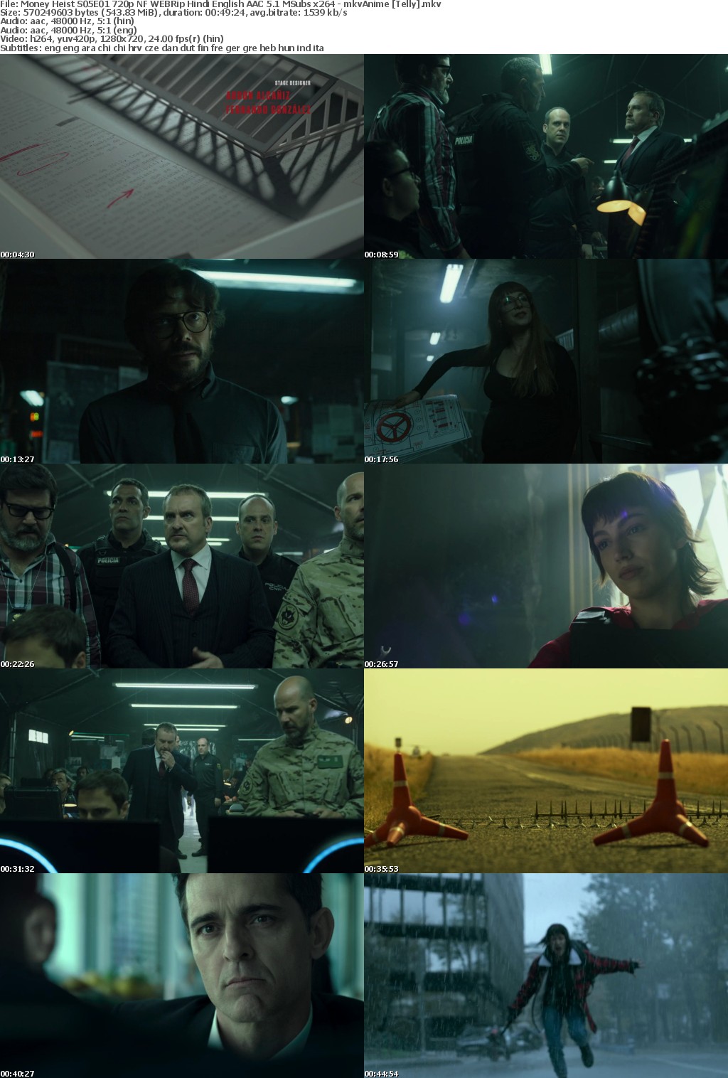 Money Heist S05 720p NF WEBRip Hindi English AAC 5 1 MSubs x264 - mkvAnime Telly Money Heist S05 720p NF WEBRip Hindi English AAC 5 1 MSubs x264 - mkvAnime Telly