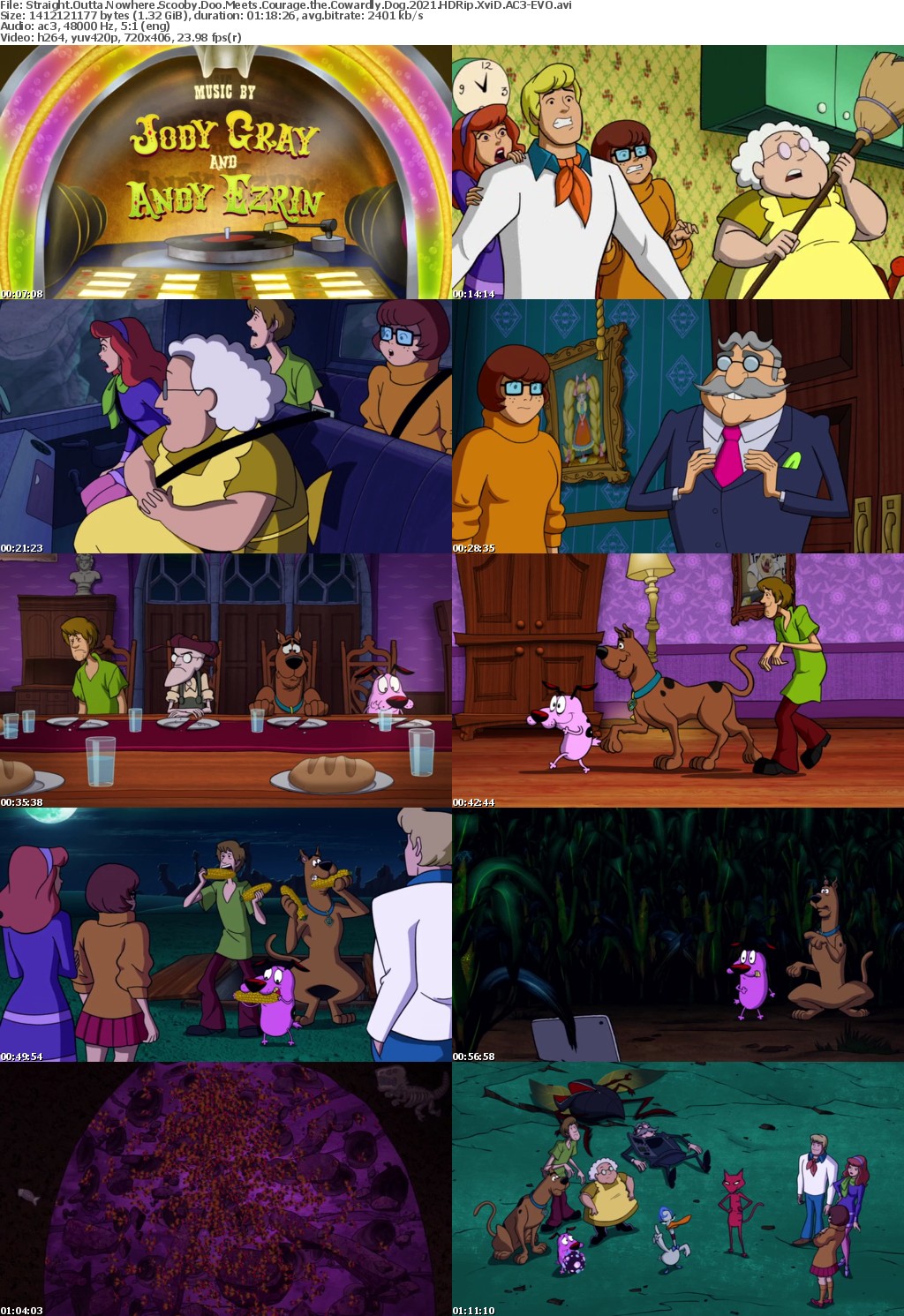 Straight Outta Nowhere Scooby Doo Meets Courage the Cowardly Dog 2021 HDRip XviD AC3-EVO