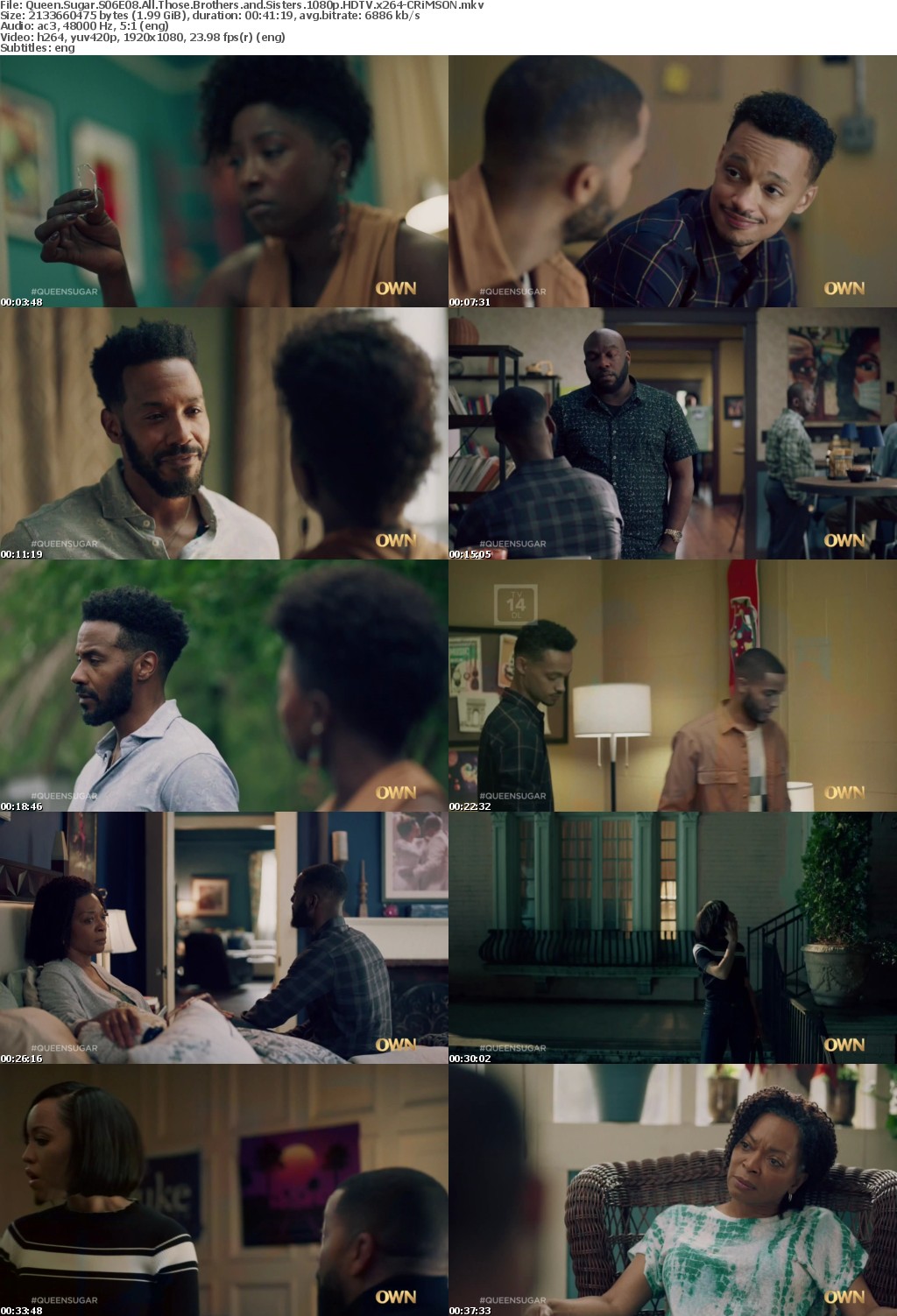 Queen Sugar S06E08 All Those Brothers and Sisters 1080p HDTV x264-CRiMSON