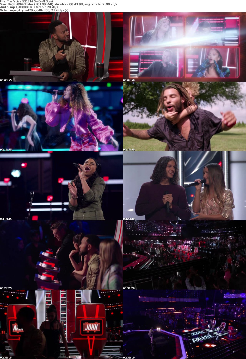 The Voice S21E14 XviD-AFG