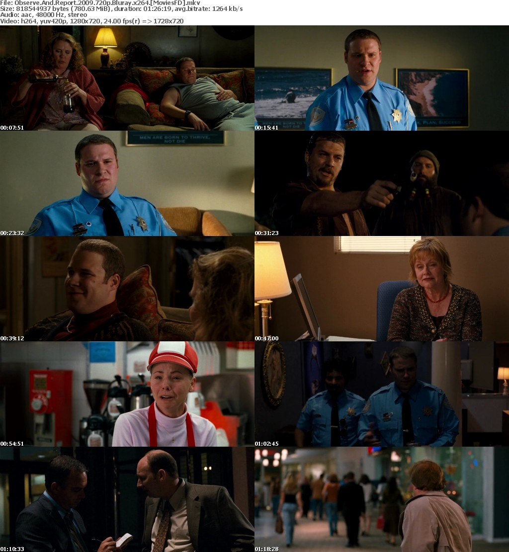 Observe And Report (2009) 720p BluRay x264 - MoviesFD