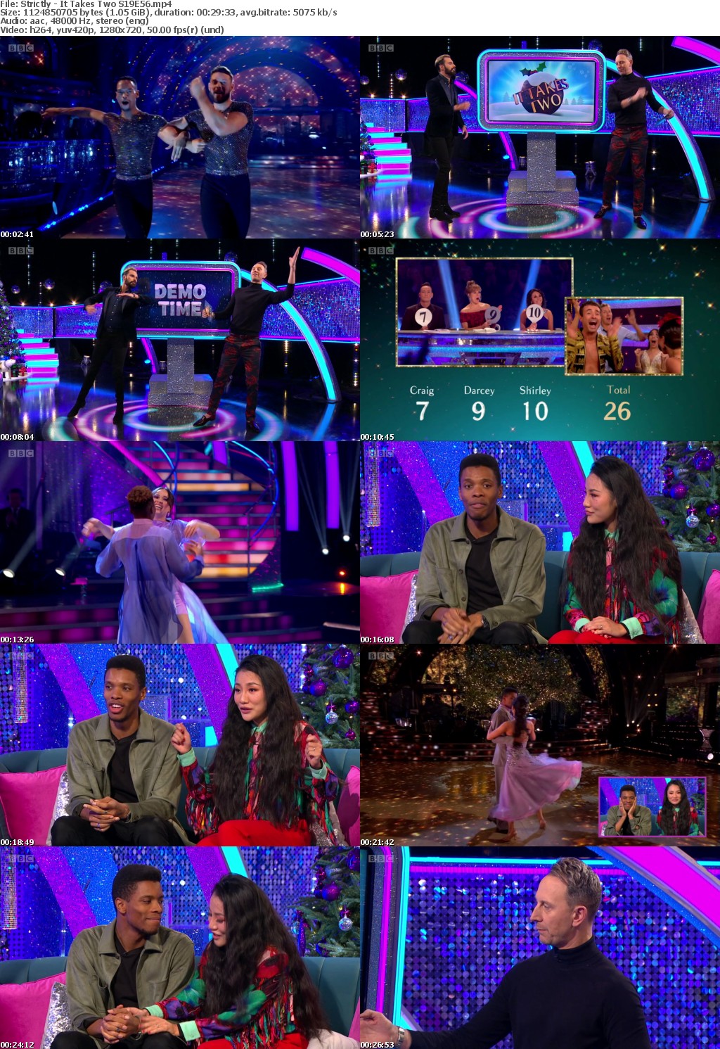 Strictly - It Takes Two S19E56 (1280x720p HD, 50fps, soft Eng subs)