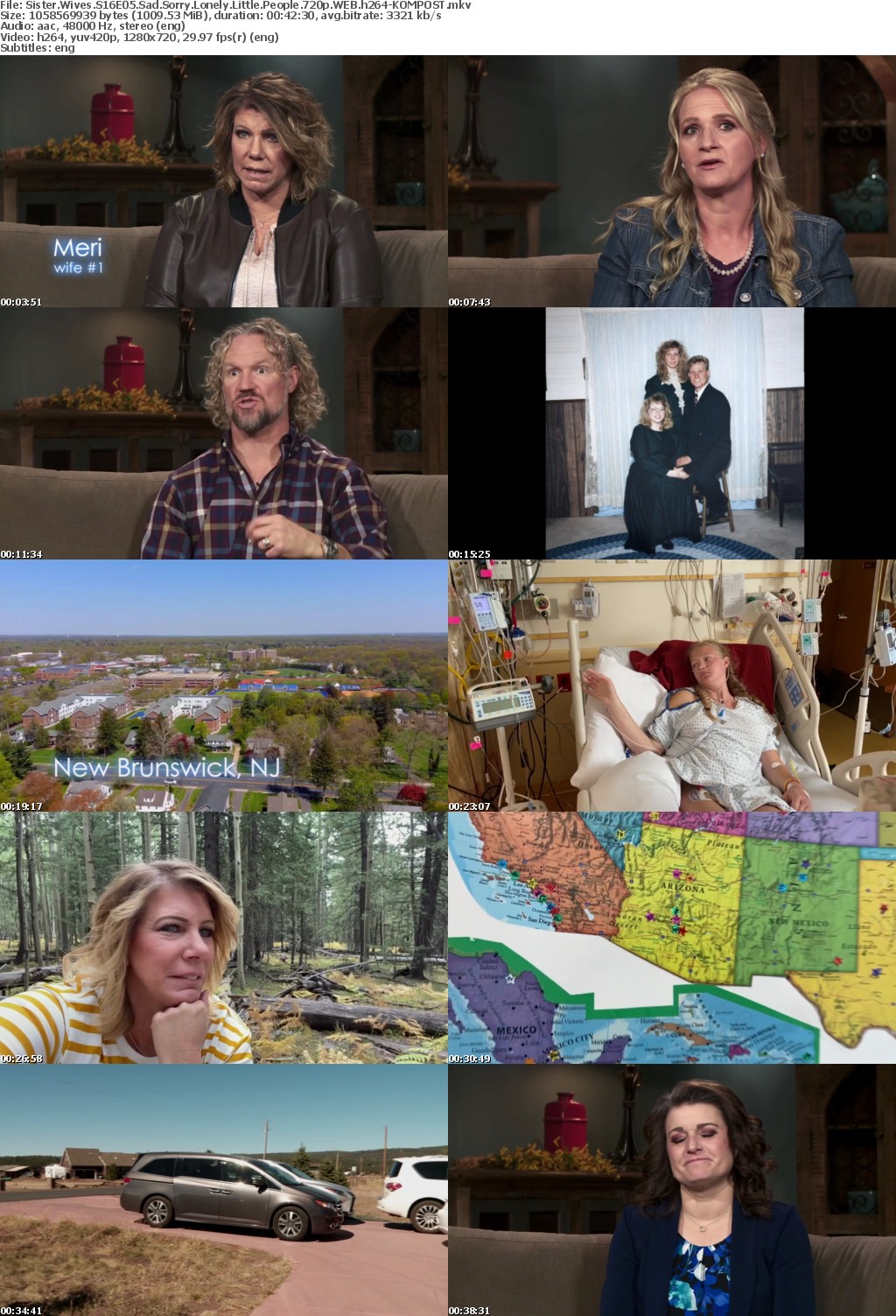 Sister Wives S16E05 Sad Sorry Lonely Little People 720p WEB h264-KOMPOST